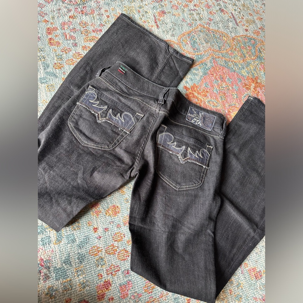 🏔️ Diesel Black Flare Jeans for Women - Picture 2 of 6